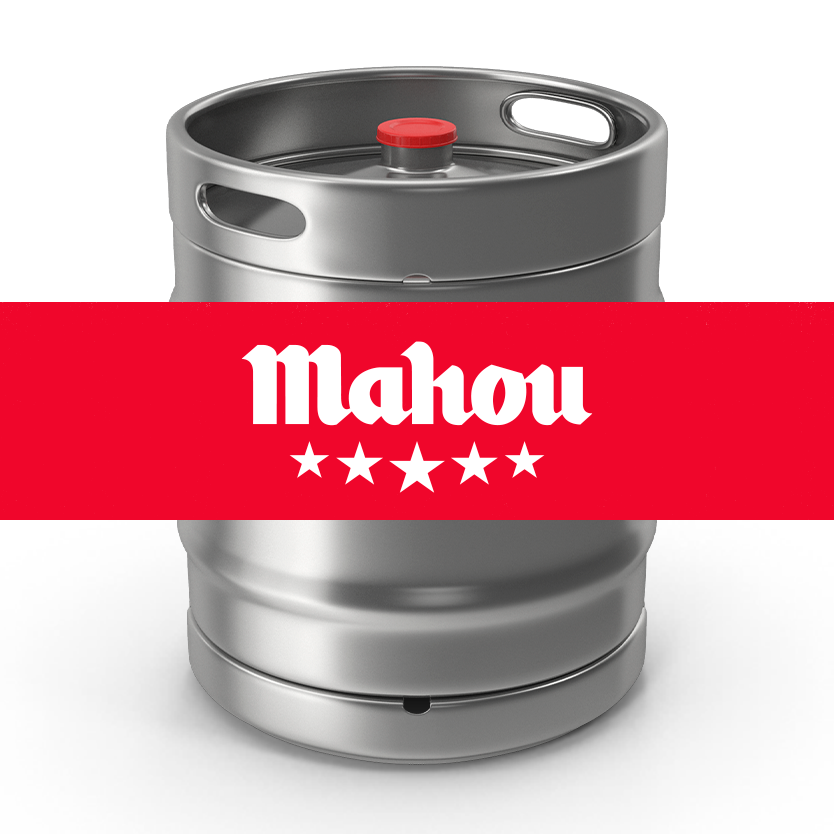 Barril Mahou Cinco Estrellas 10L para grifo de cerveza