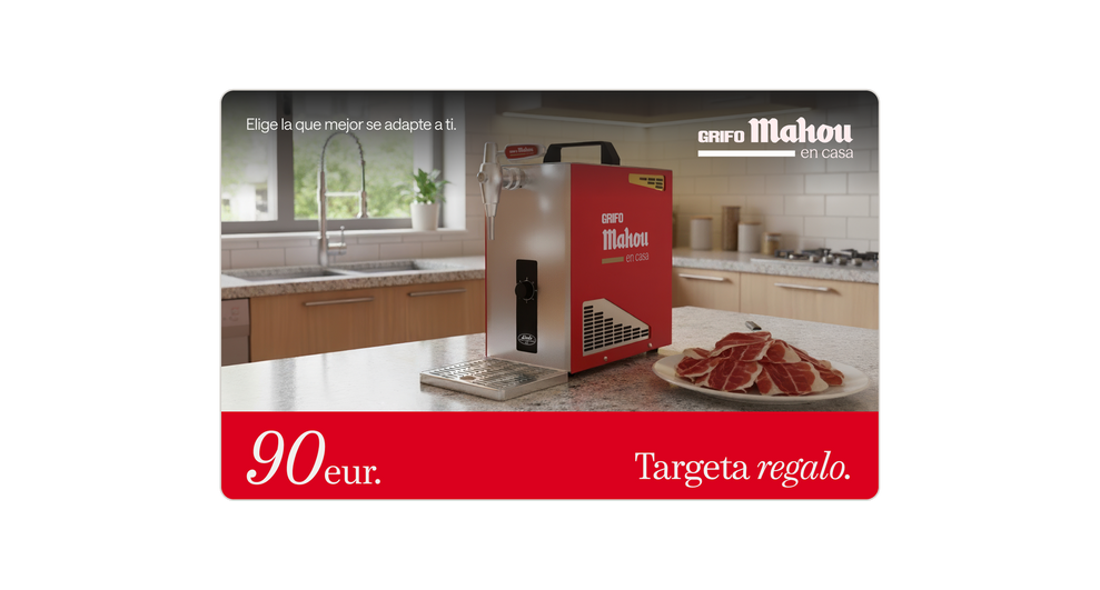 Tarjeta regalo Grifo Mahou en Casa 90 euros