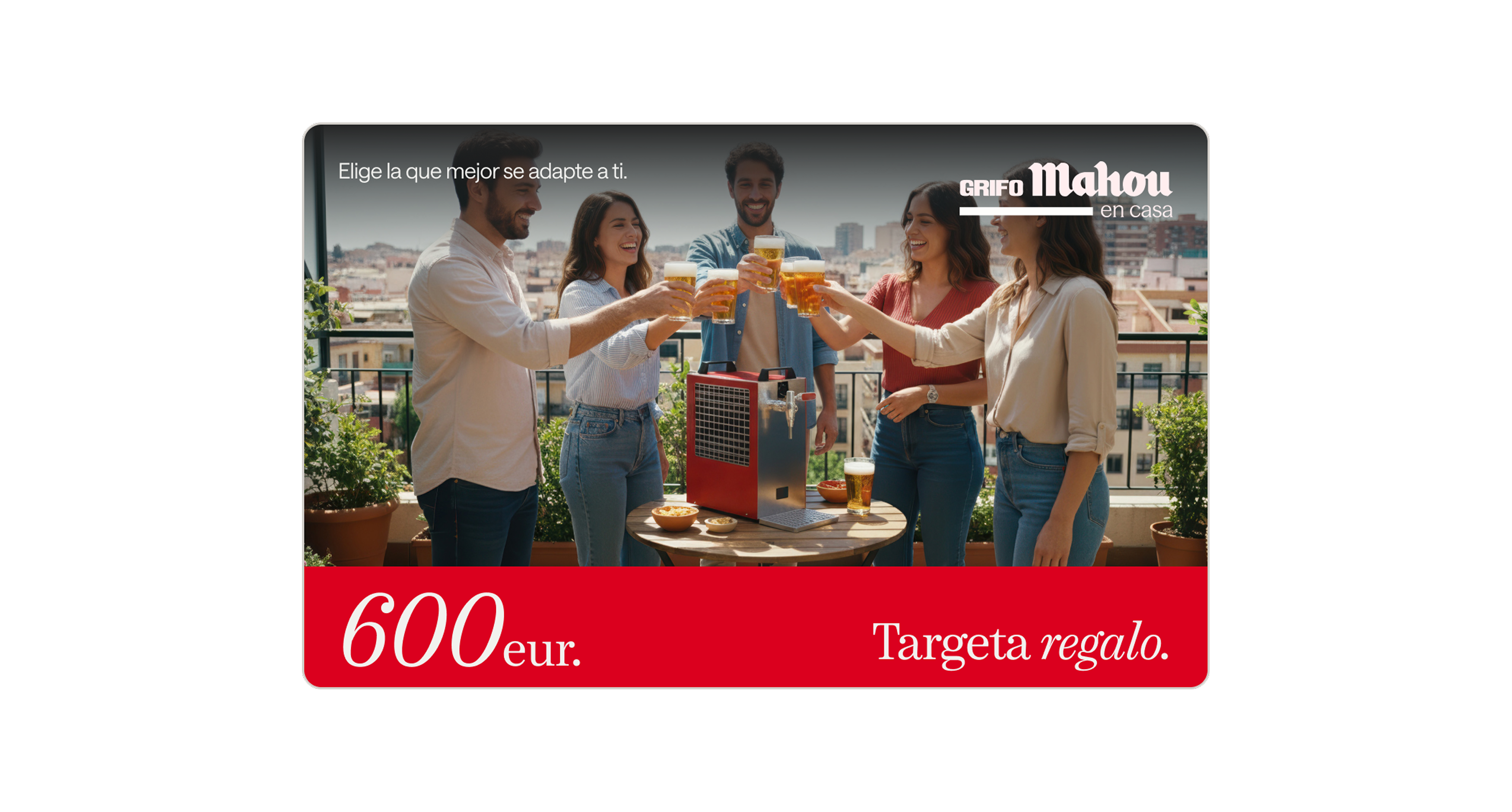 Tarjeta regalo Grifo Mahou en Casa 600 euros