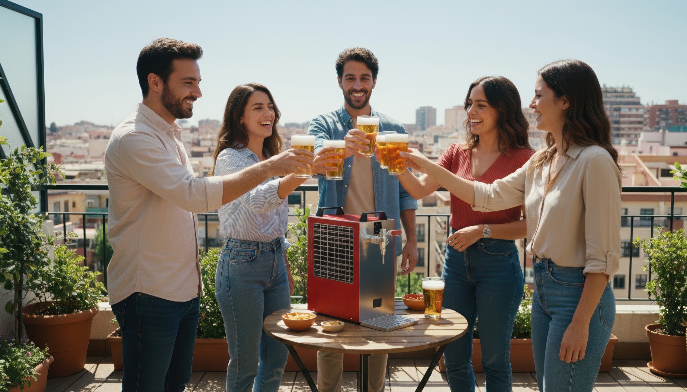 Grifo Mahou Lindr Kontakt en reunión de amigos