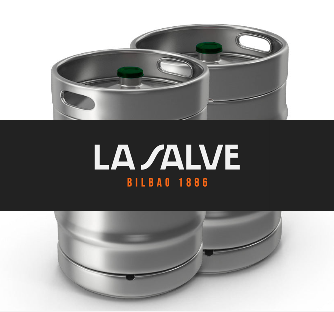 Pack 2 Barriles La Salve Lager 10L para grifo de cerveza