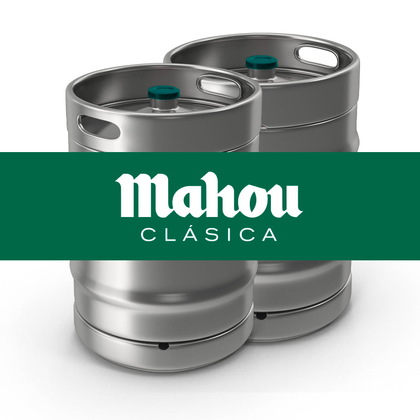 Pack 2 Barriles Mahou Clásica 10L para grifo de cerveza