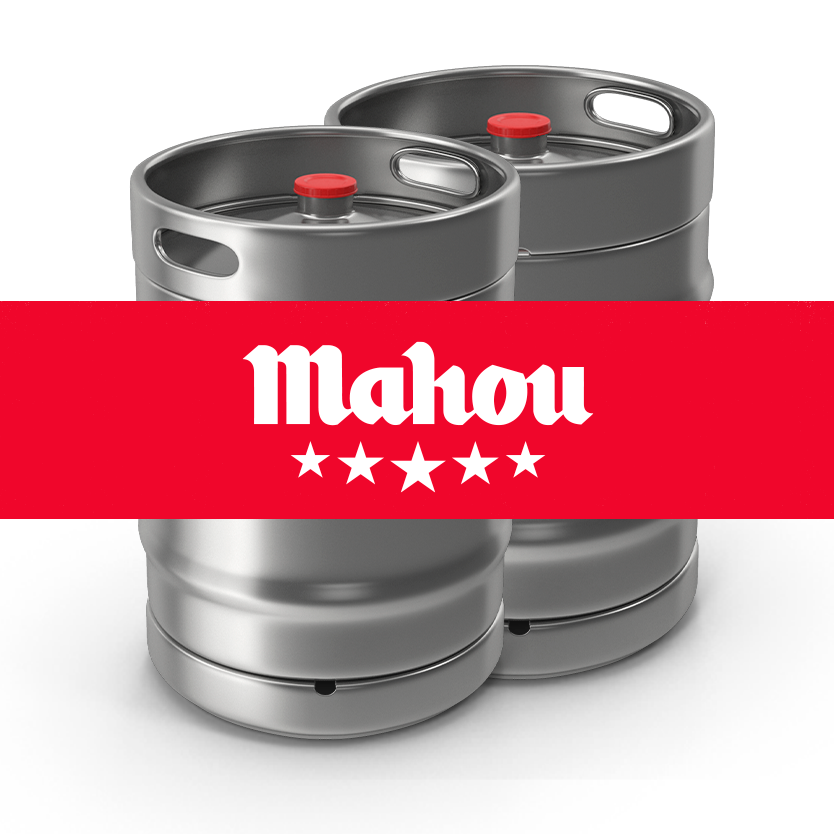 Pack 2 Barriles Mahou Cinco Estrellas 10L para grifo de cerveza