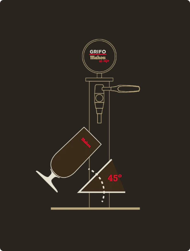 TIRAR CAÑA EN ÁNGULO DE 45